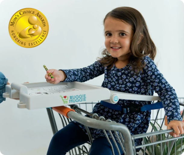 Buggie Huggie™ Shopping Cart Tray & Phone Holder