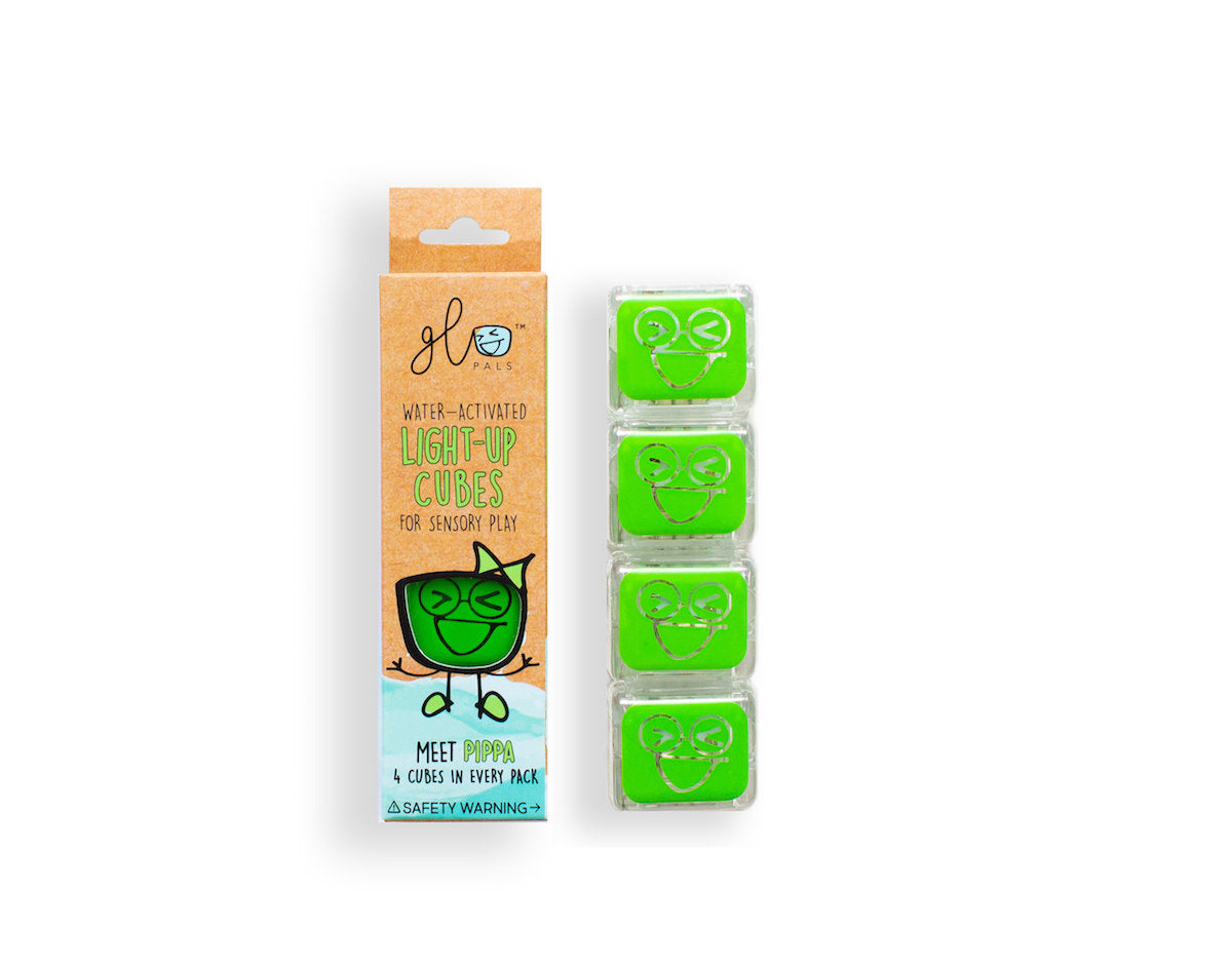 Glo Pals-Light Up Cubes for Bathtime - Pippa Green