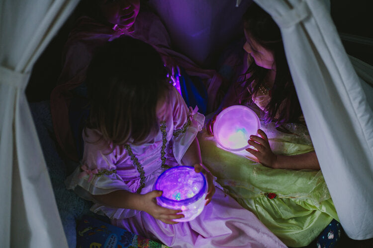 Glo Pals Character Friend w/ 2 Light Up Cubes - Lumi Lavender
