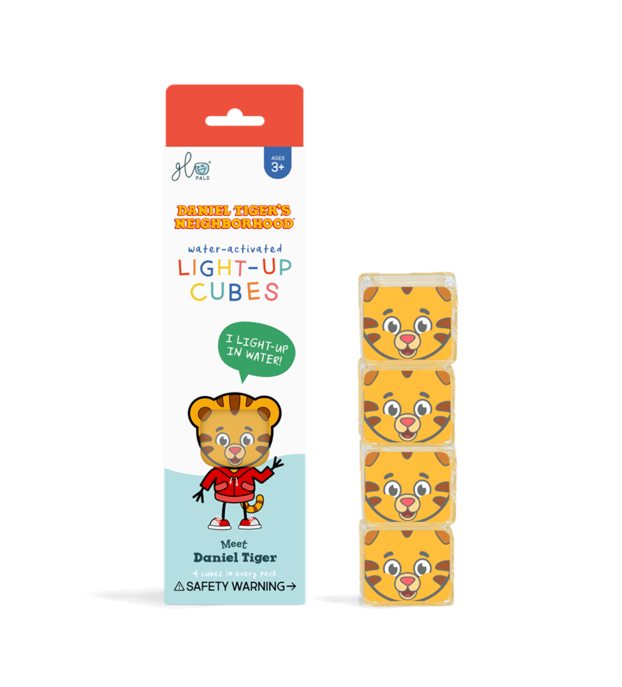 Glo Pals-Light Up Cubes for Bathtime - Daniel Tiger