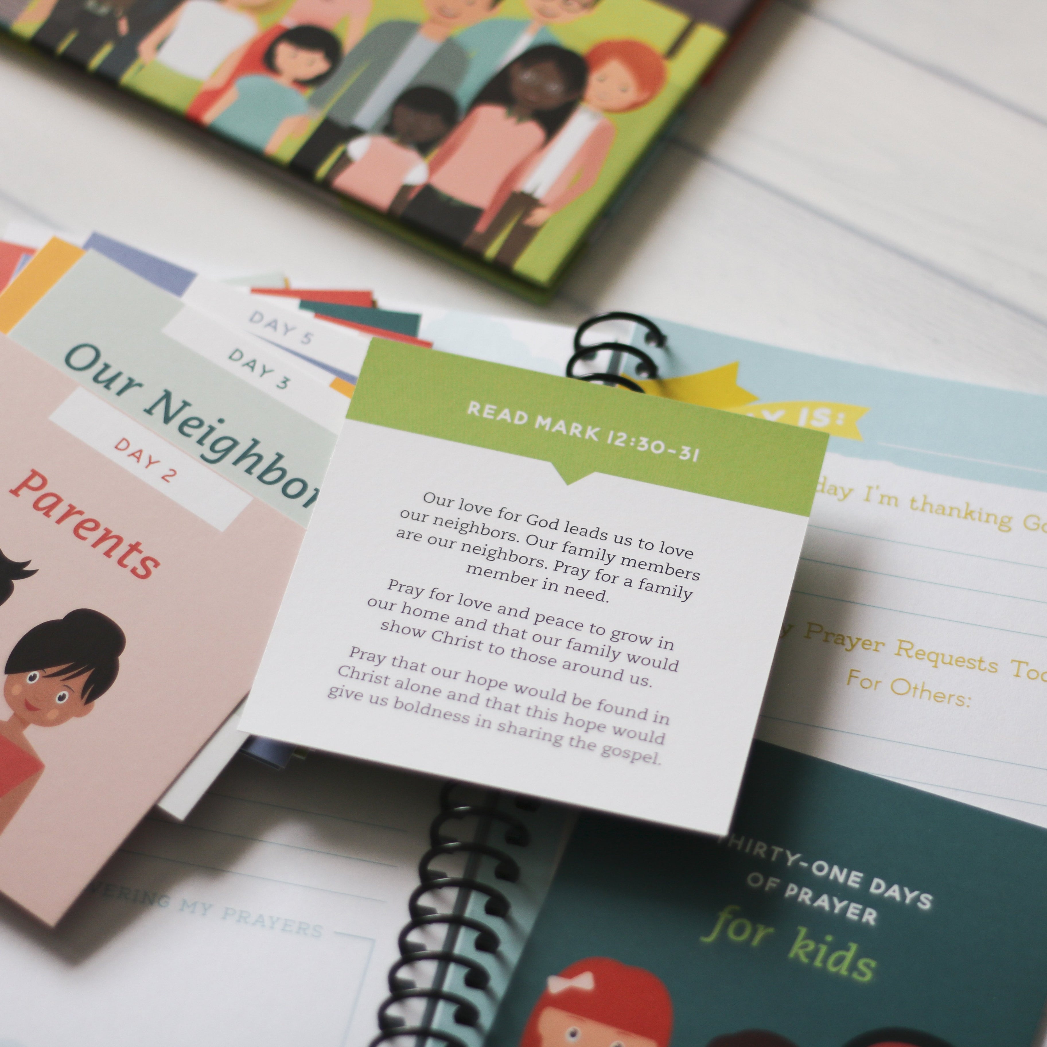 Kids Verse Card Set - 31 Days of Prayer