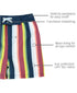 Sunset Stripe Swim Trunks