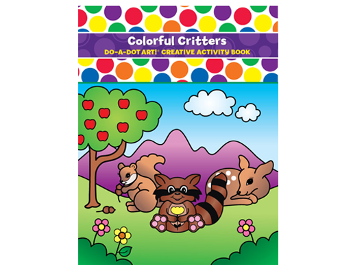 Dot A Dot Activity Book-Colorful Critters