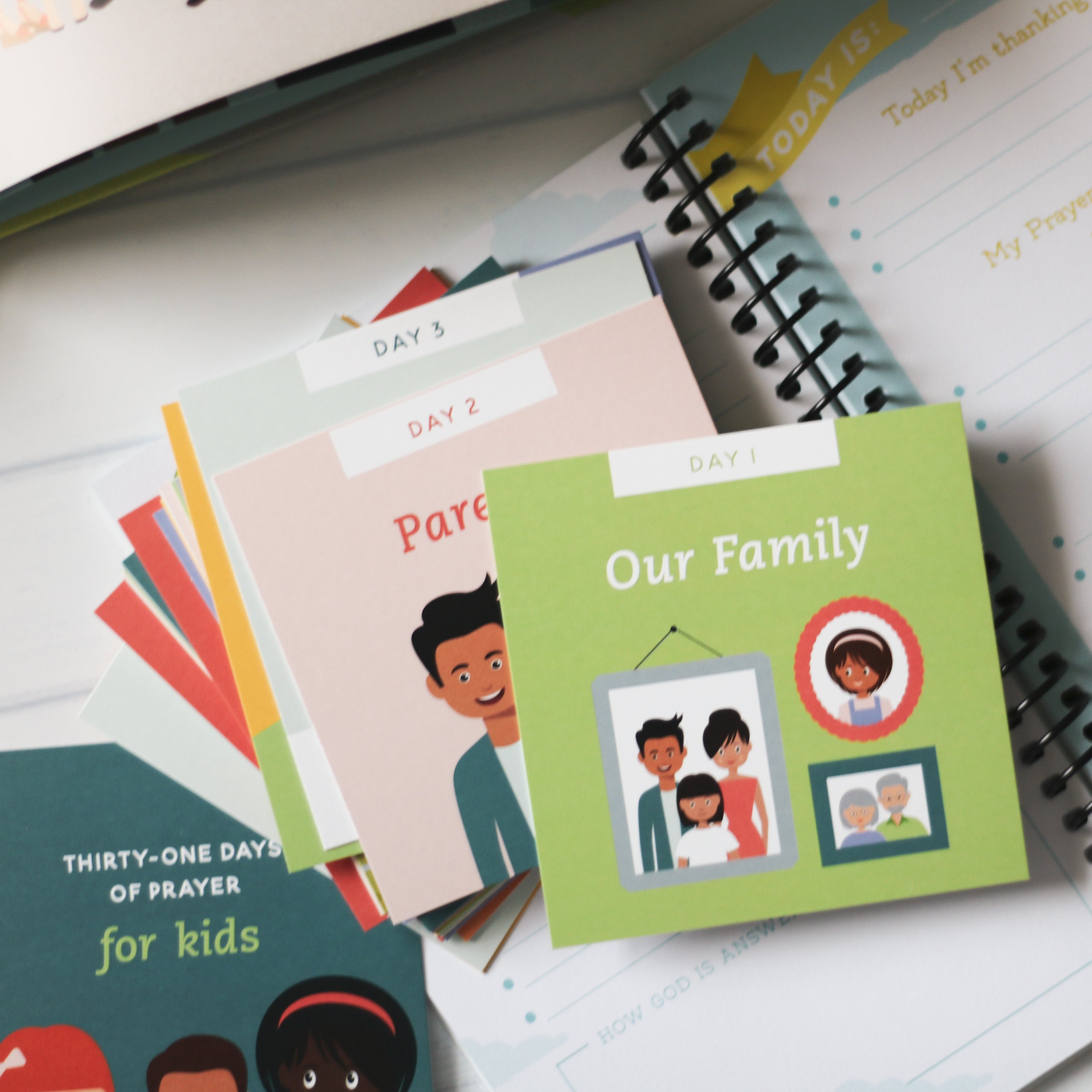 Kids Verse Card Set - 31 Days of Prayer