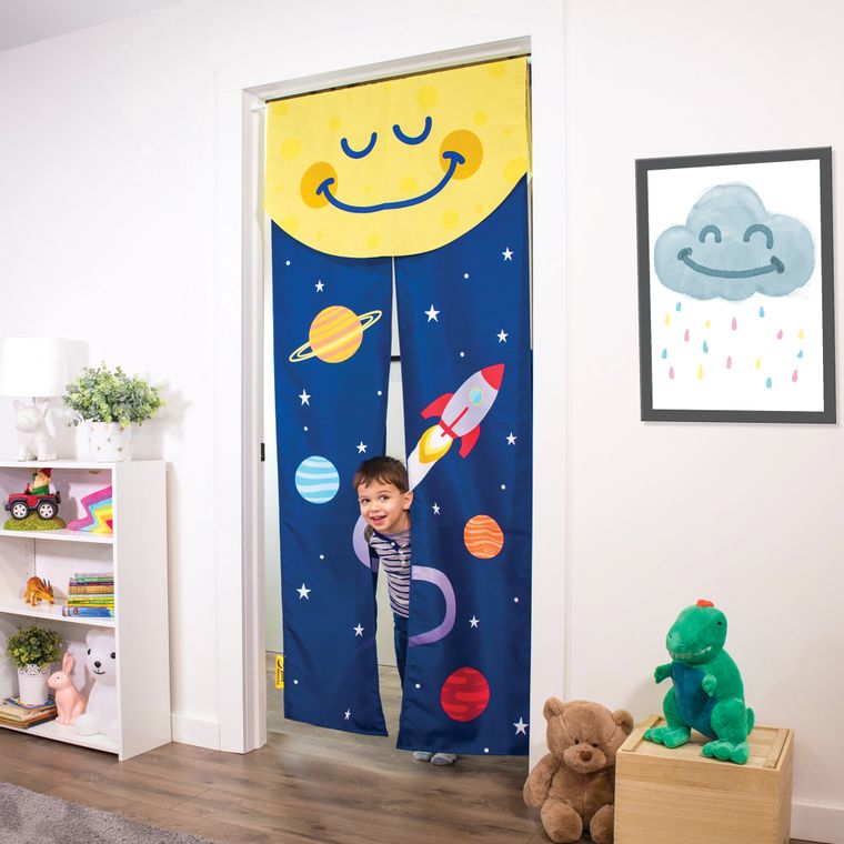 Good Banana Outer Space Doorway Curtain - Room Divider