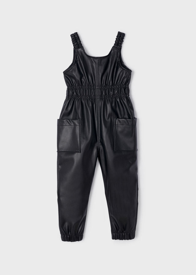 Leatherette Romper