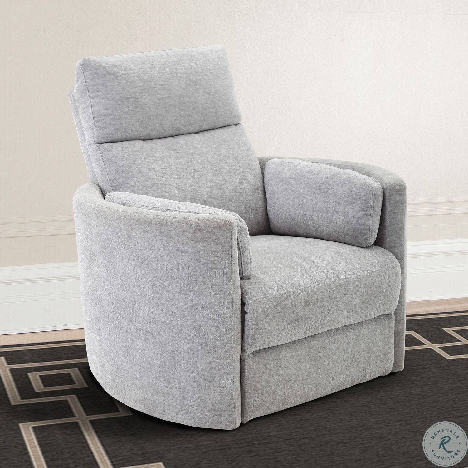 Radius Power Swivel Glider Recliner- Mineral