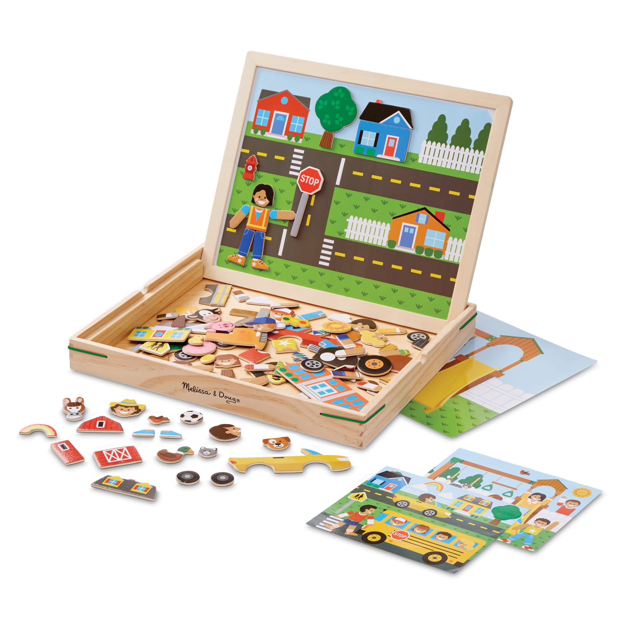 Wooden Magnetic Matching Picture Game