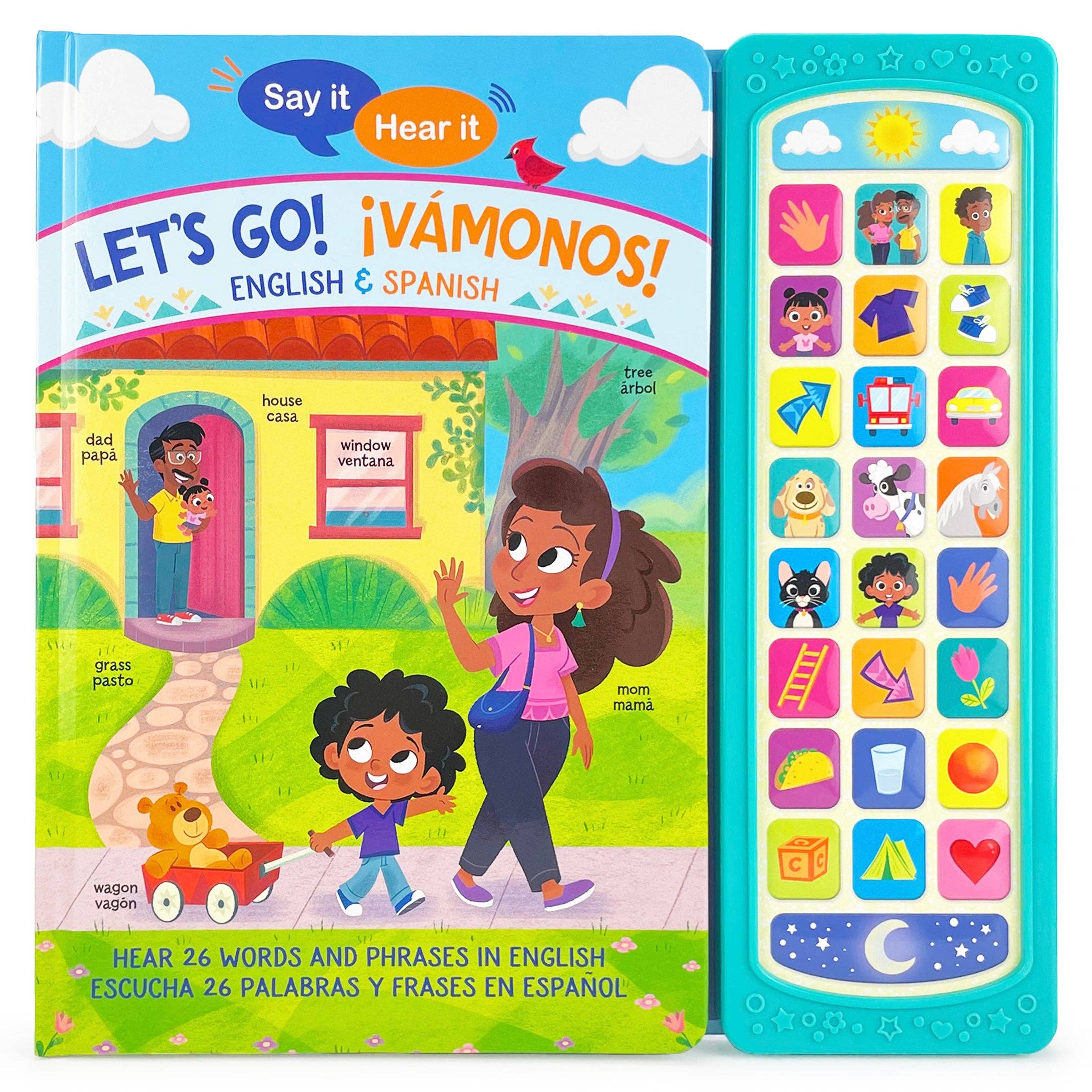 Cottage Door Press - Say It, Hear It: Let's Go! ¡Vamonos! (Bilingual)