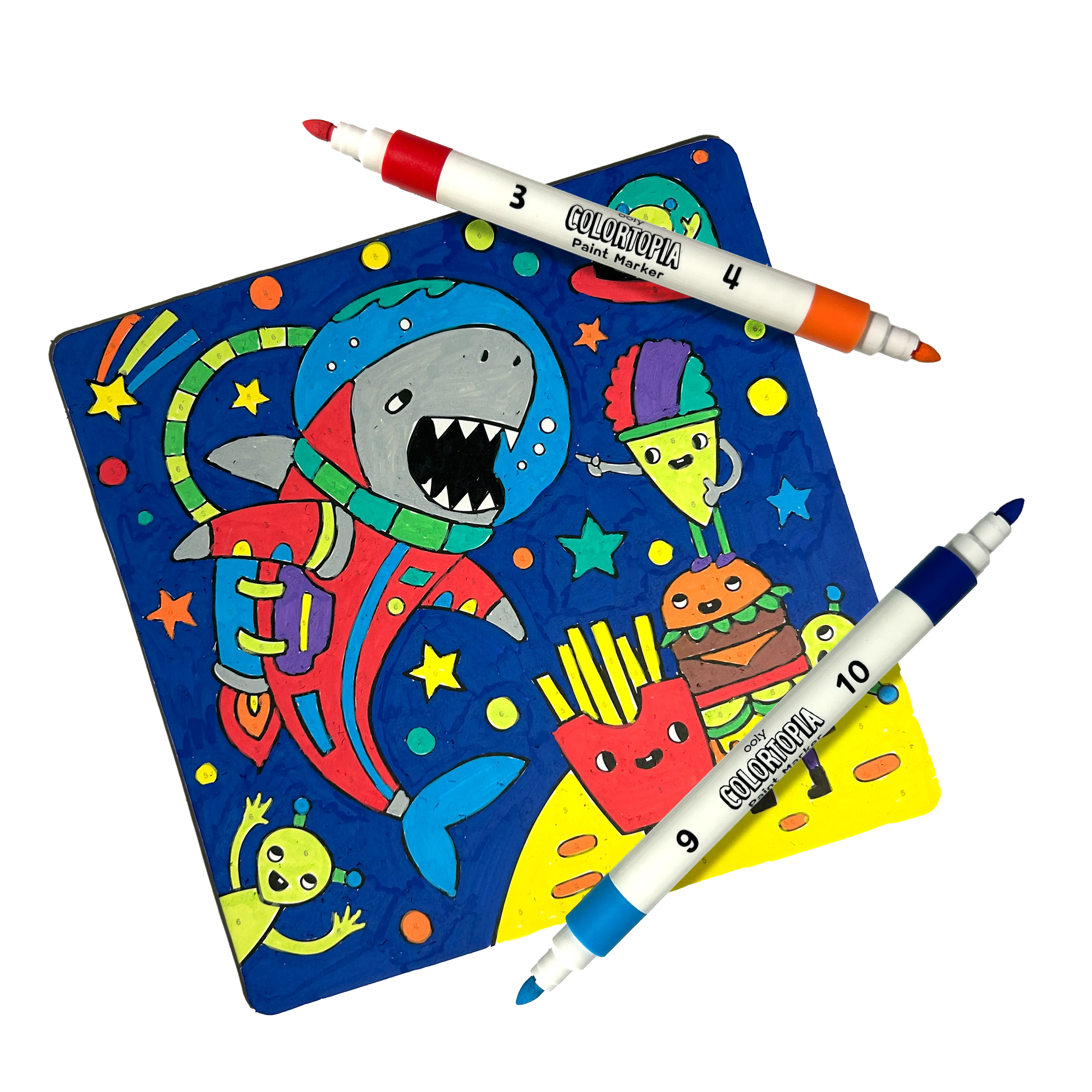 OOLY - Colortopia: Paint Marker By Number Kit - Epic Adventures (8