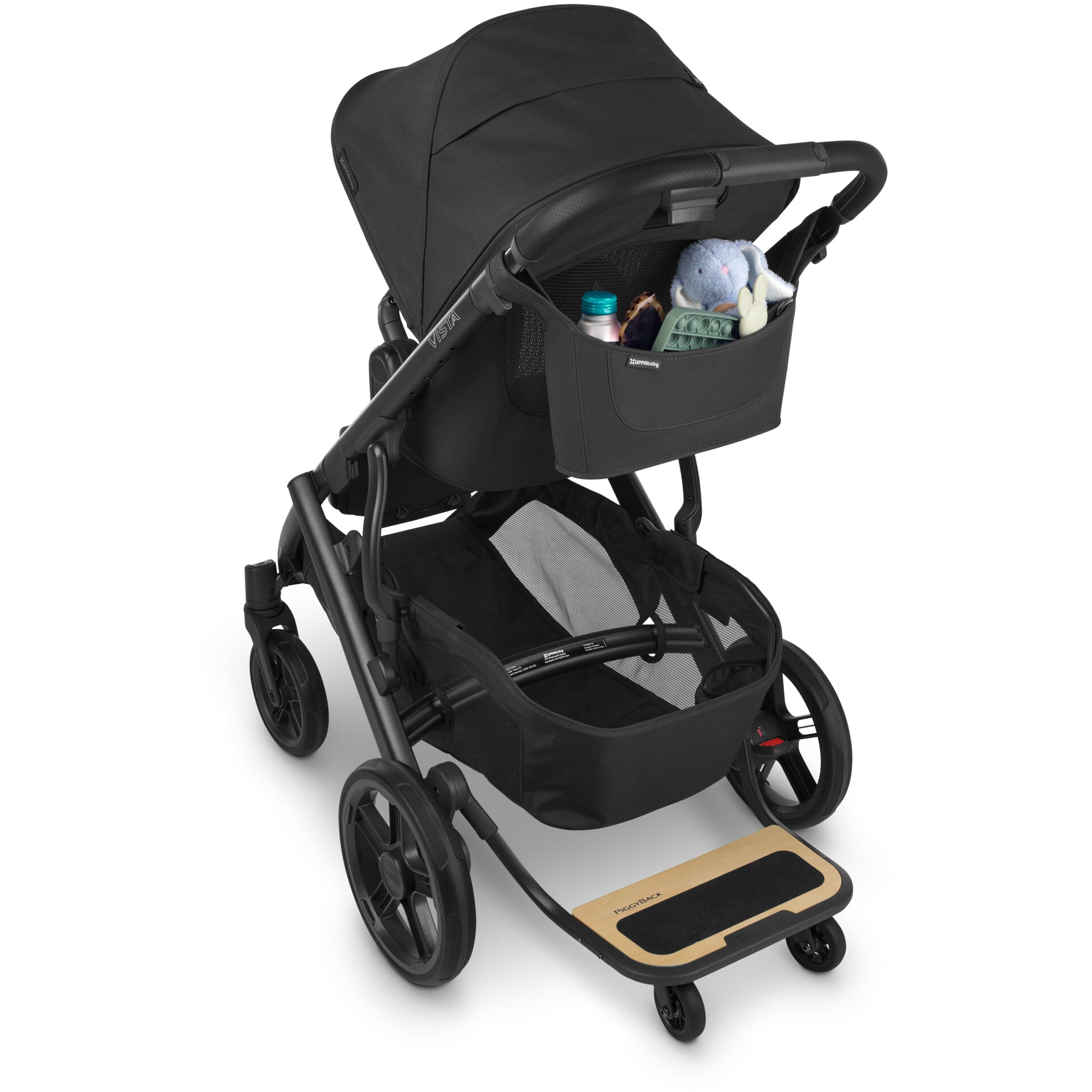 britax go big grey melange UPPAbaby Vista / Vista V2 / Vista V3 Piggyback – JadaBug's Kids Boutique