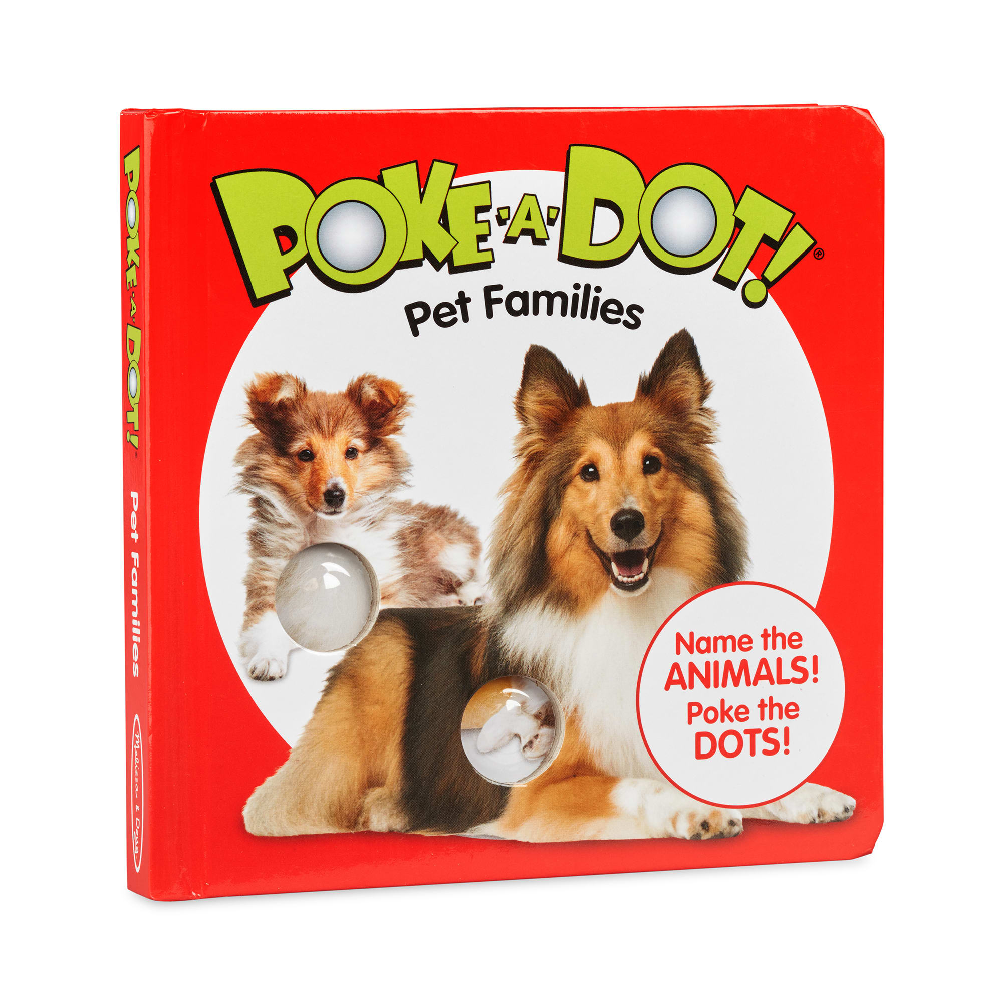 Melissa & Doug Poke-A-Dot Board Book - Pet Families