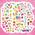 Little Fashionista Goes to the USA Coloring Book & Stickers