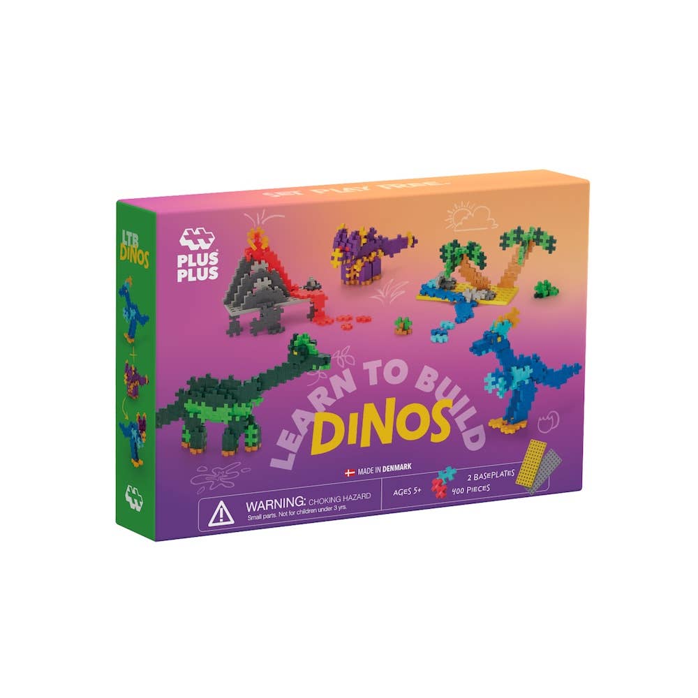 Plus-Plus USA - Learn To Build - Dinosaurs