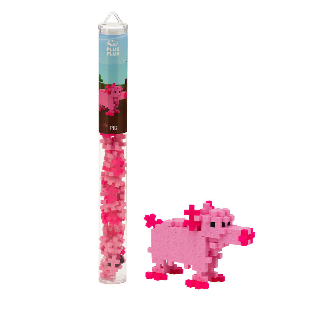 Plus-Plus Mini Maker Tube - Pig