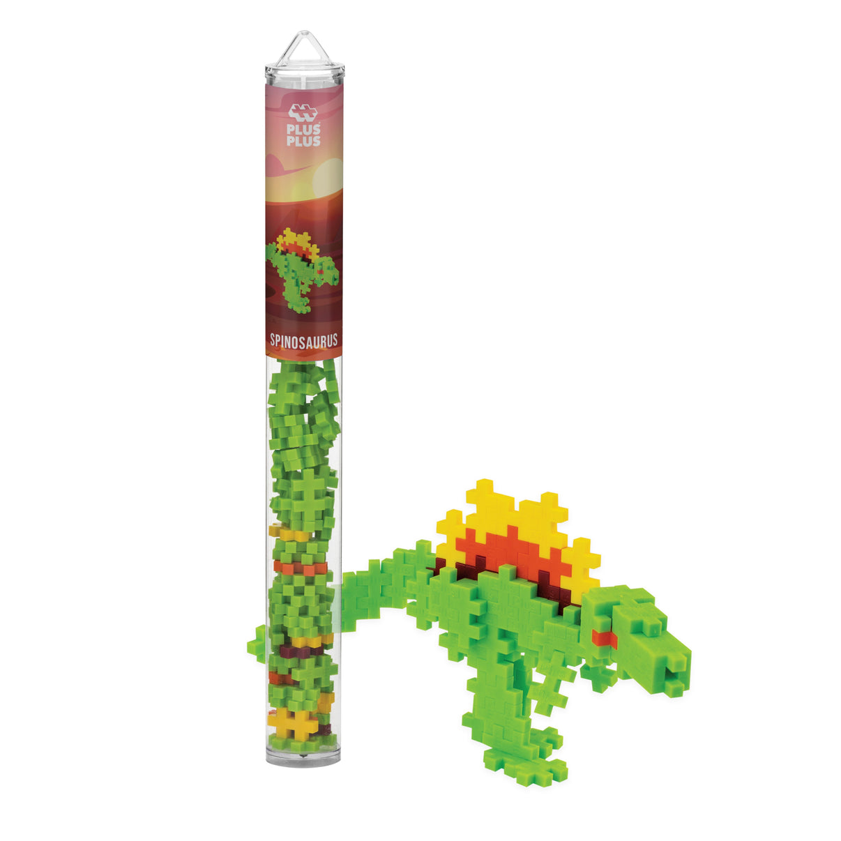 Plus-Plus Mini Maker Tube - Spinosaurus