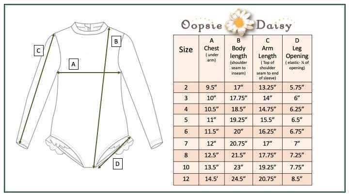 Oopsie Daisy - Kids Rainbow Tropical Tree Zip Rash Guard One Piece Swimsuit: 3