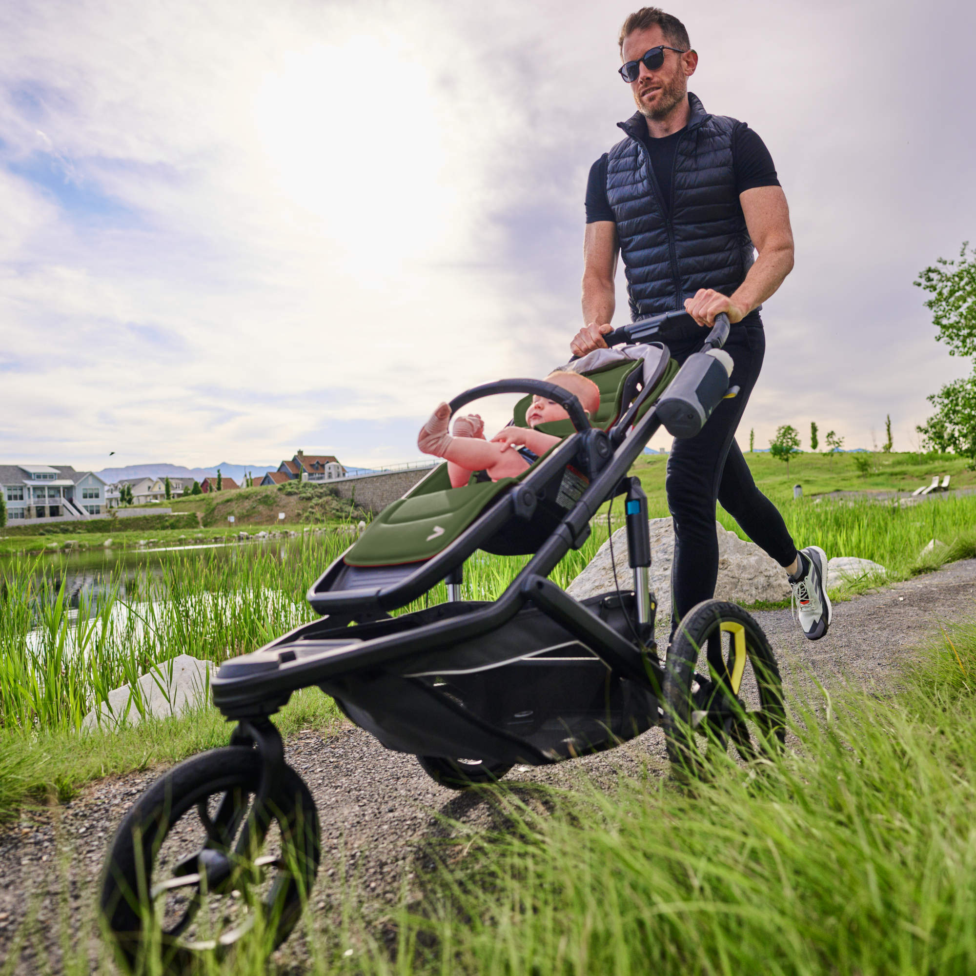 Veer Switch&Jog Stroller + FREE &Chill Frame