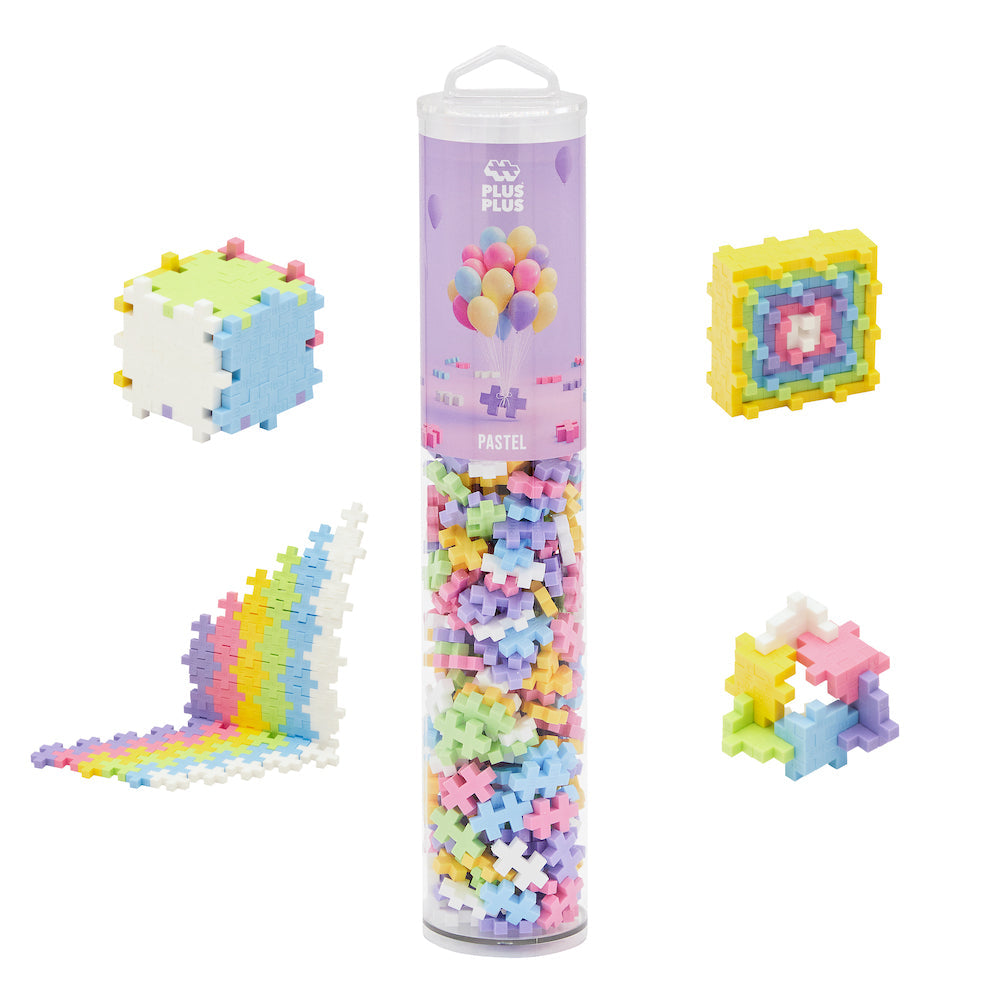 Plus-Plus 240 Piece Tube - Pastel