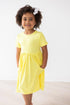 Mila & Rose - Yellow S/S Pocket Twirl Dress