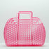 JustforZo boutique, Inc. - Large Retro Jelly Baskets, Summer! - 𝙈𝙖𝙙𝙚 𝙞𝙣 𝙐𝙎𝘼!: Coral