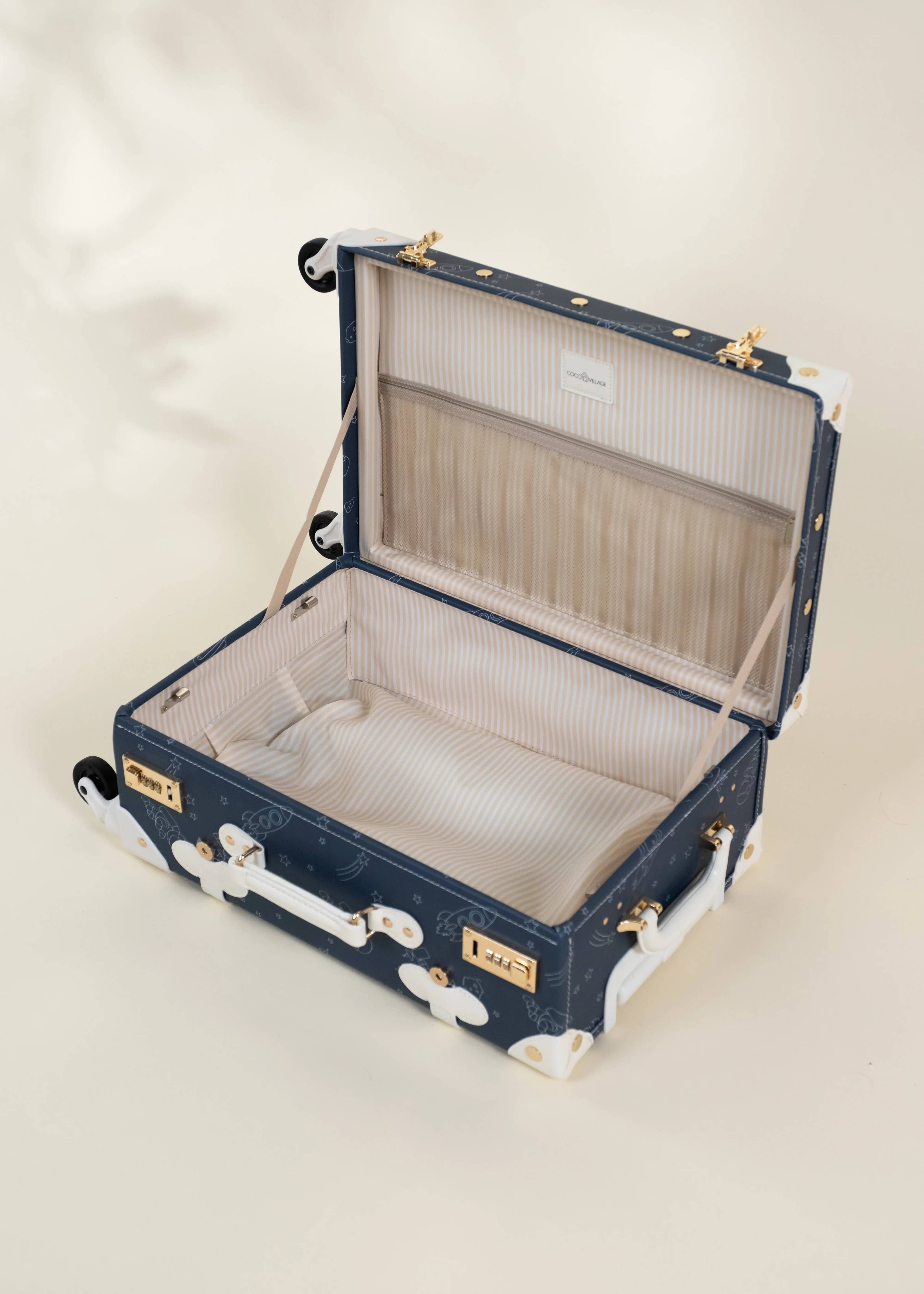Coco Village - Vegan Leather Carry-On Suitcase - Space