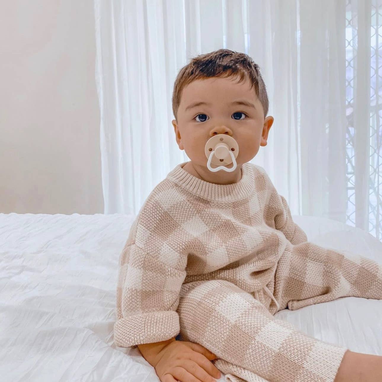 CMC Gold - CMC 'Hold Me' Dummies Baby Blue + White: Size 2