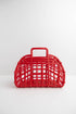 JustforZo boutique, Inc. - Mini Retro Jelly Baskets, Kids Tote & Birthday Party Favor: Royal Blue