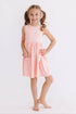 Mila & Rose - Peach Tank Pocket Twirl Dress