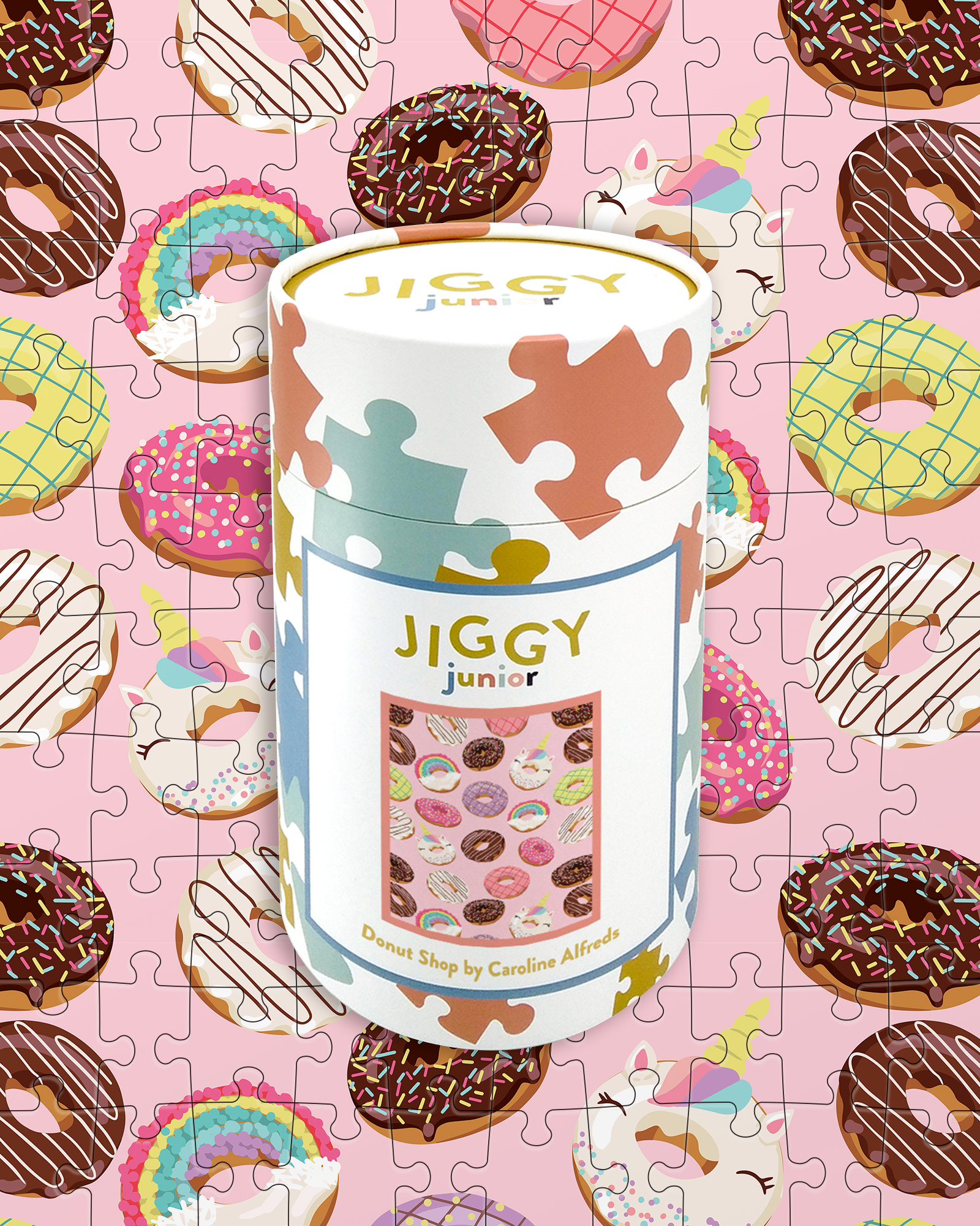 JIGGY Puzzles - JIGGY Junior 100pc: Donut Shop by Caroline Alfreds