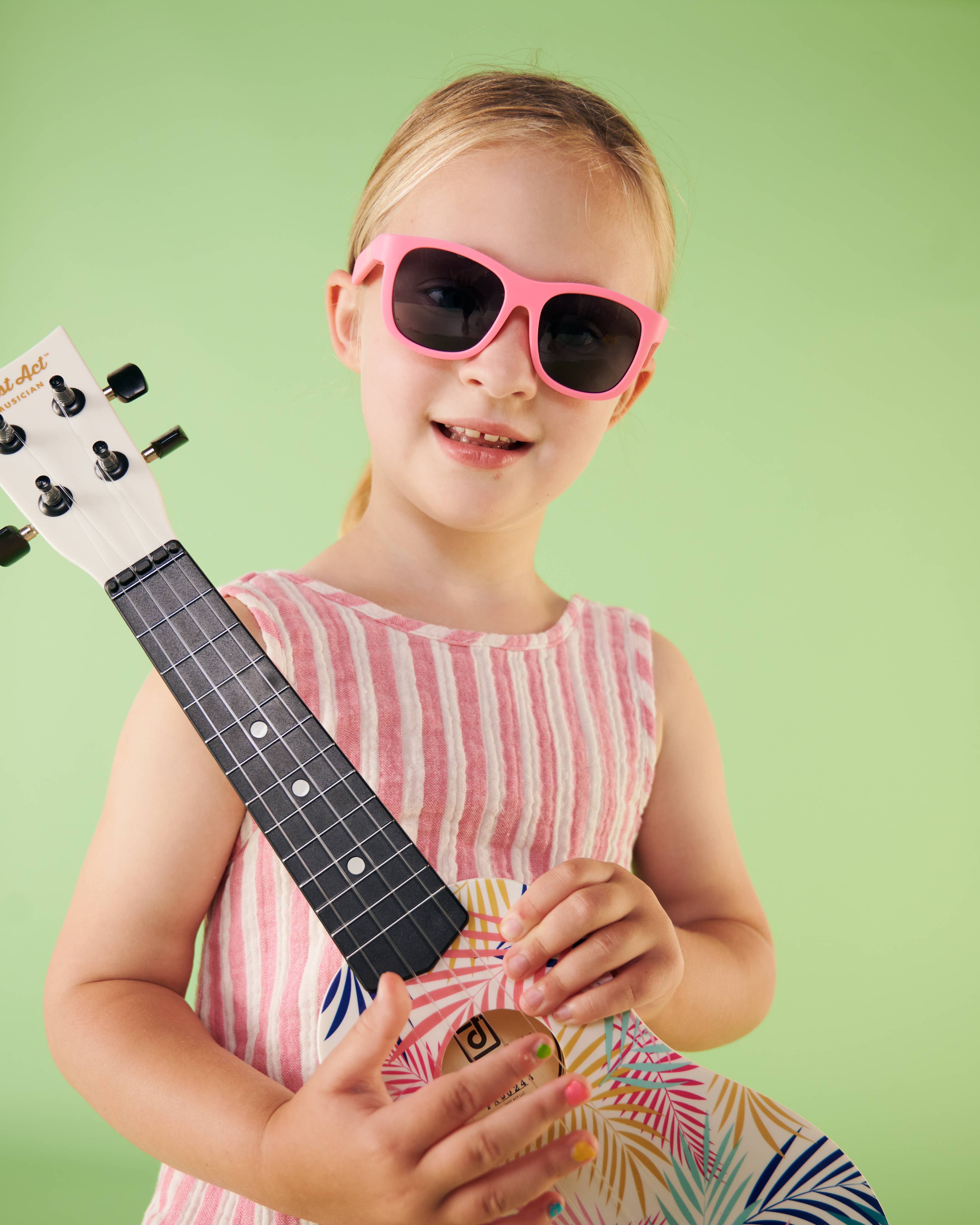 Think Pink Navigator Baby and Kids Sunglasses: Ages 0-2