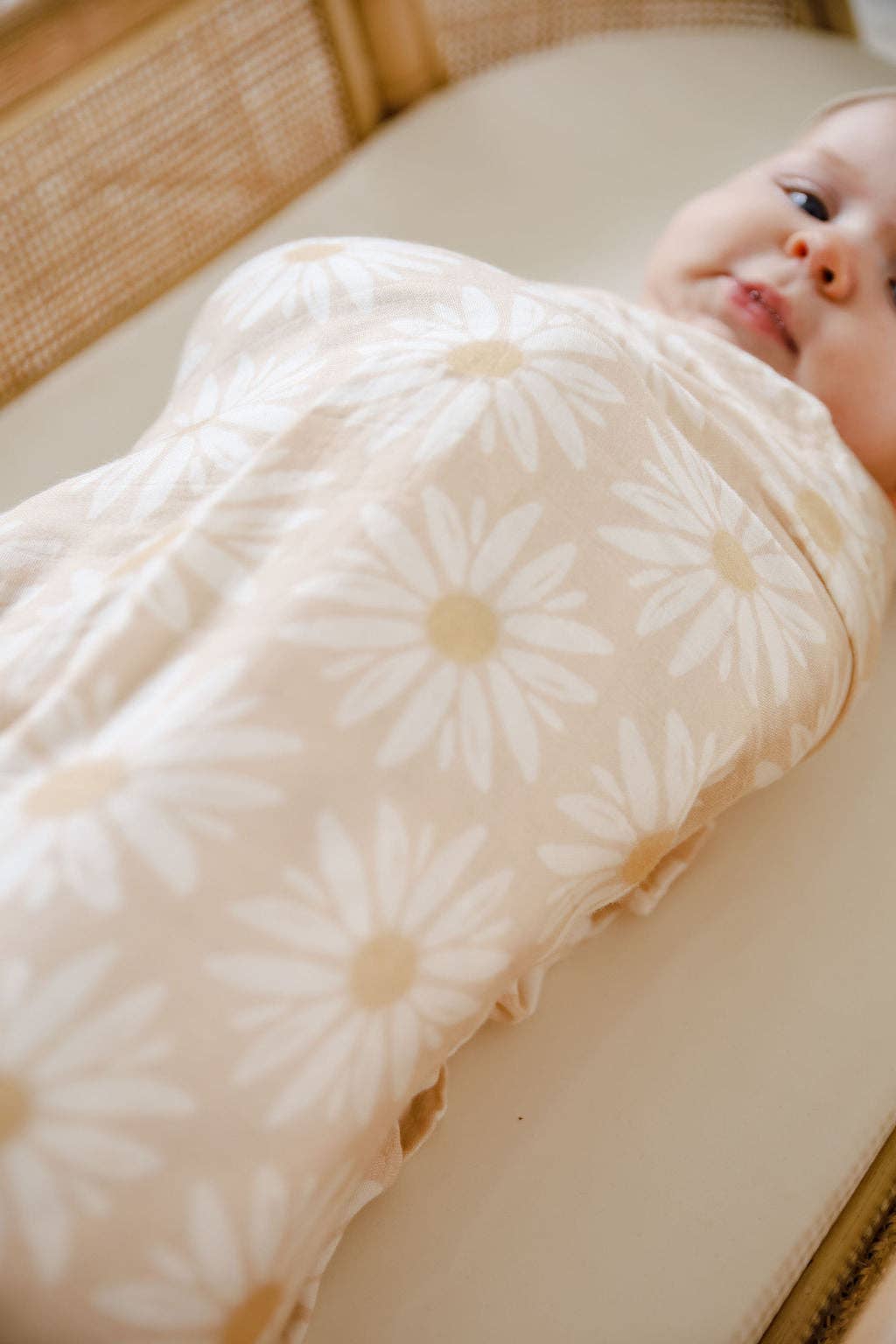 Cotton & Bamboo Swaddle - Fleur