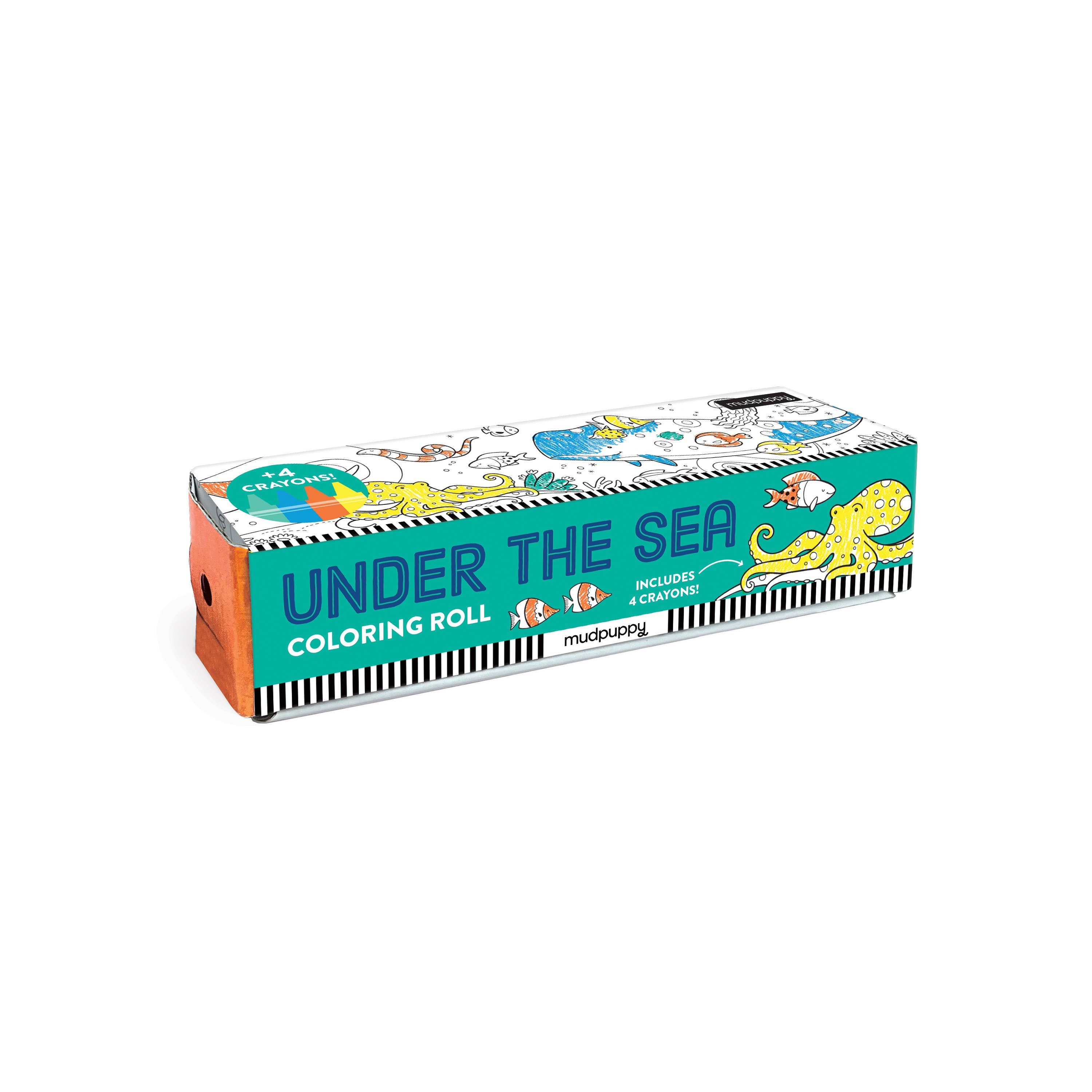 Chronicle Books - Under The Sea Mini Coloring Roll