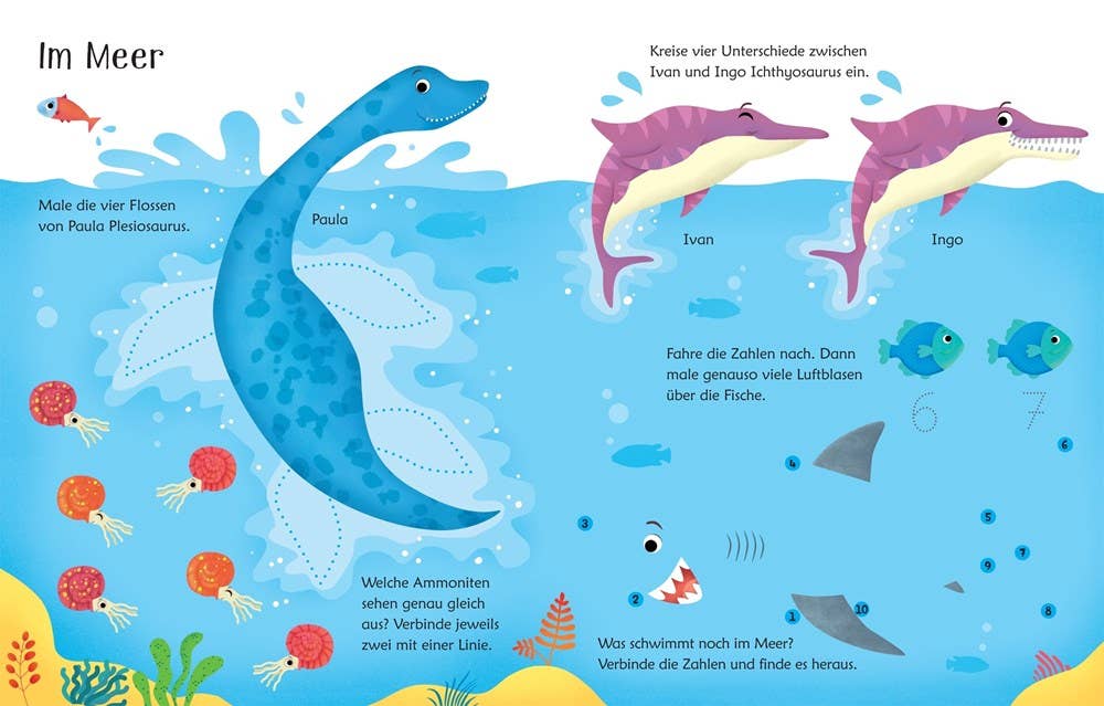 HarperCollins - Wipe-Clean Dinosaur Activities : Usborne