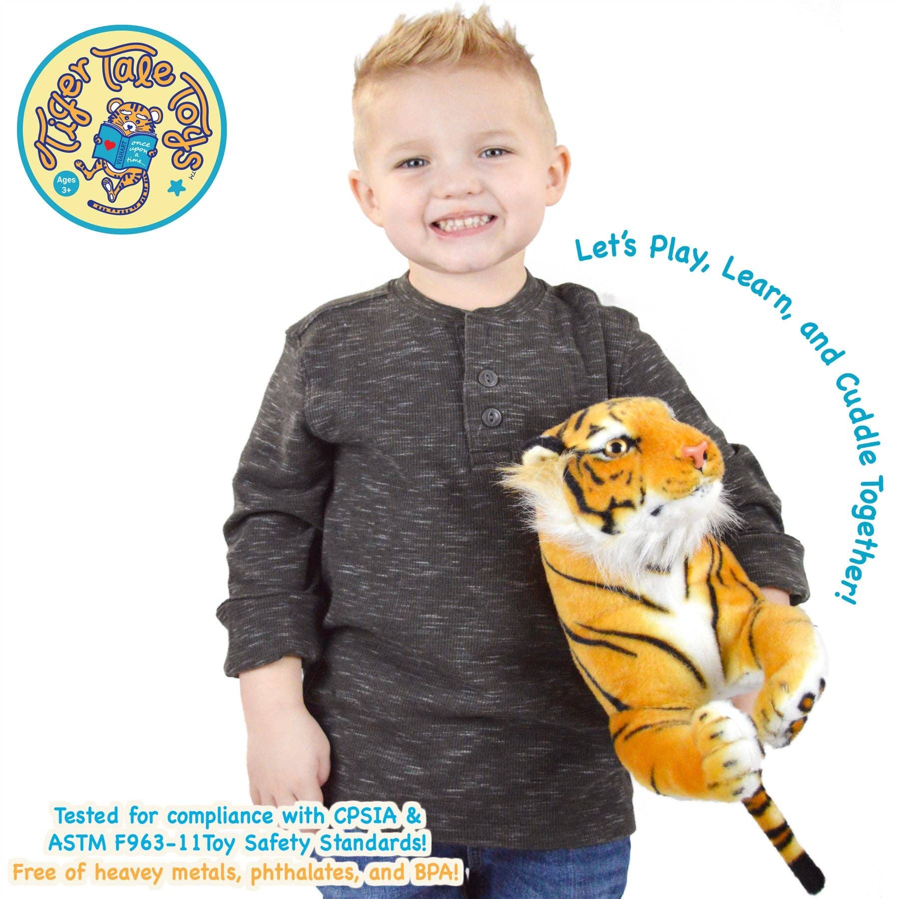 VIAHART Toy Co. - Arrow The Tiger | 17 Inch Stuffed Animal Plush | By TigerHart Toys