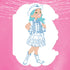 Little Fashionista Goes to the USA Coloring Book & Stickers