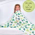 LollyBanks - Lucky Shamrock St. Patrick's Day Themed Baby Swaddle Blanket