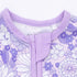 Angel Dear Lacy Lavender Floral Convertible Romper