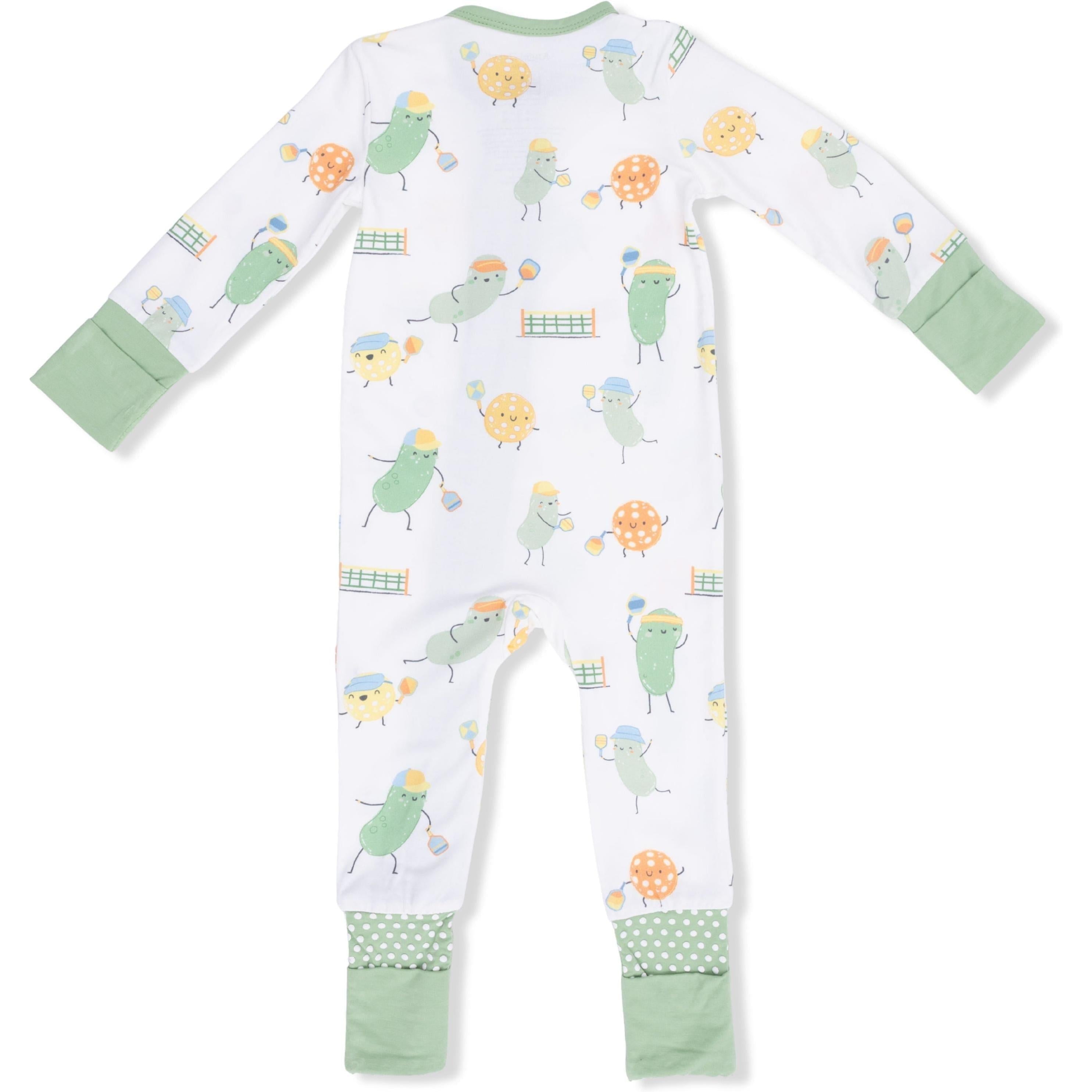 Angel Dear Pickles Playing Pickleball Convertible Romper