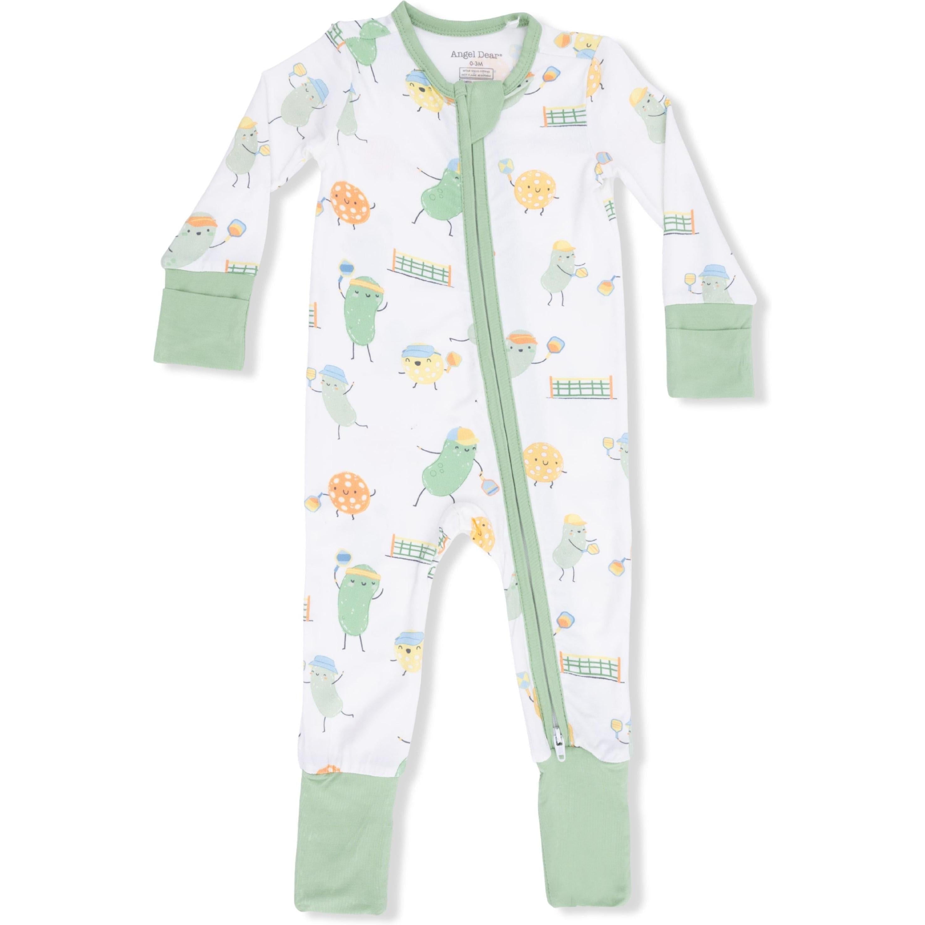 Angel Dear Pickles Playing Pickleball Convertible Romper