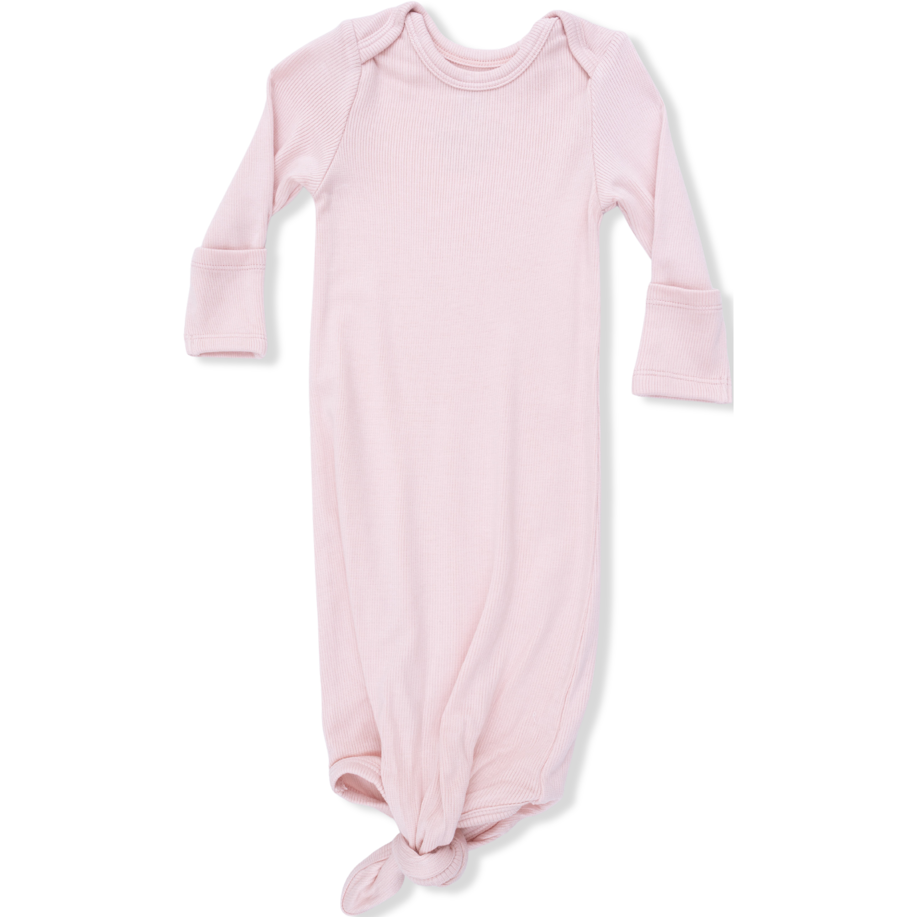 Angel Dear Solid Veiled Pink Knotted Gown and Hat