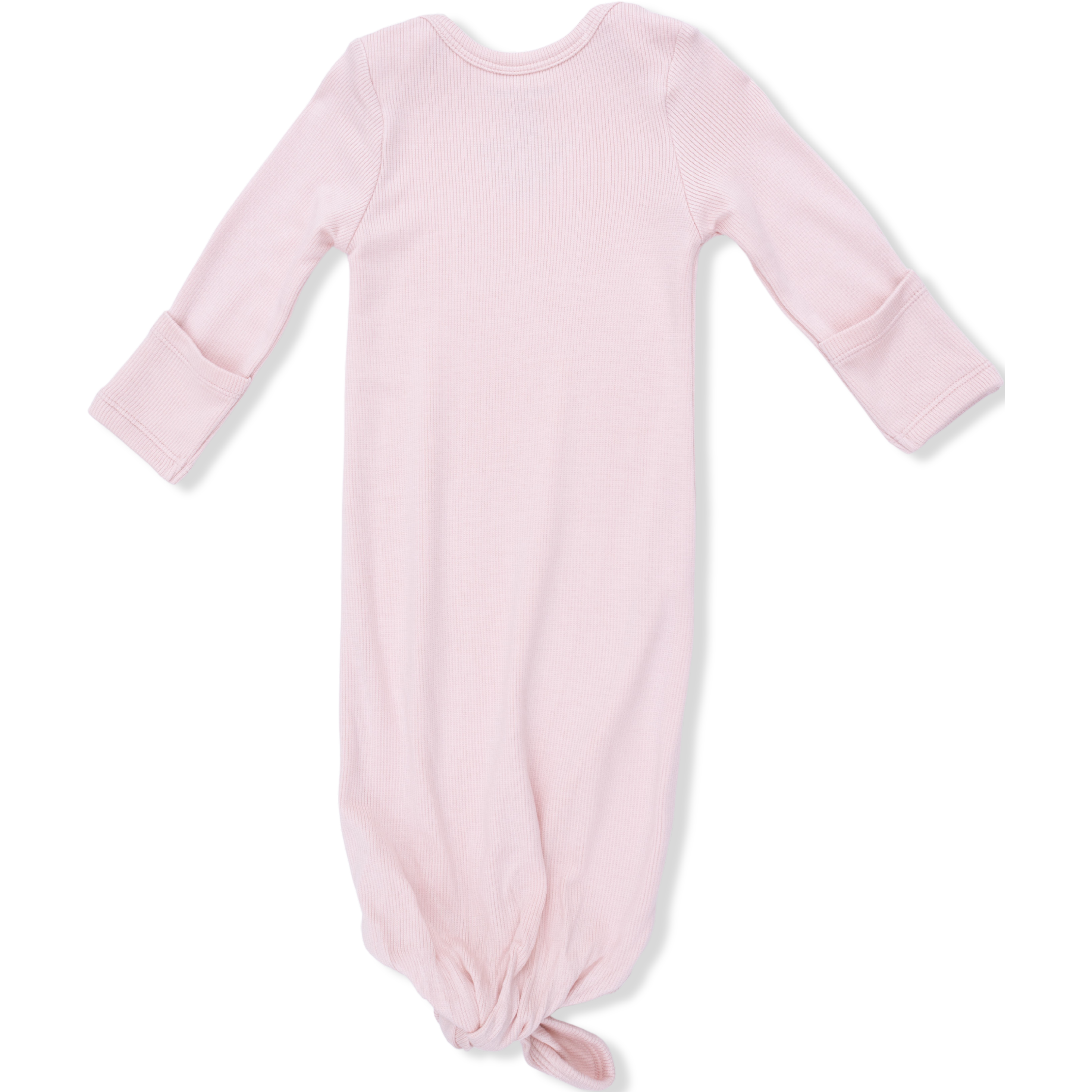 Angel Dear Solid Veiled Pink Knotted Gown and Hat