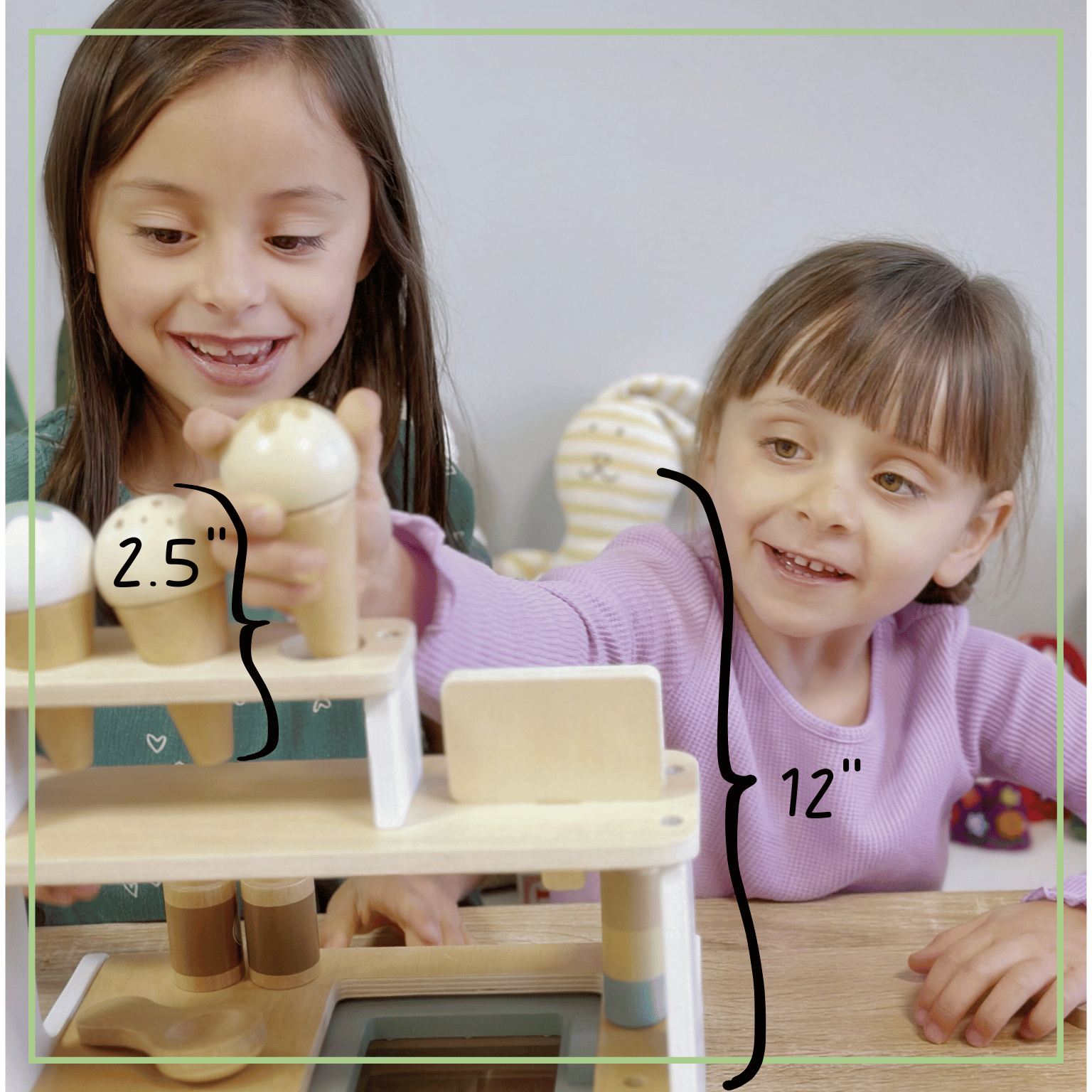 Wooden Ice Cream Shop Set – Pretend Play Counter Ages 3+