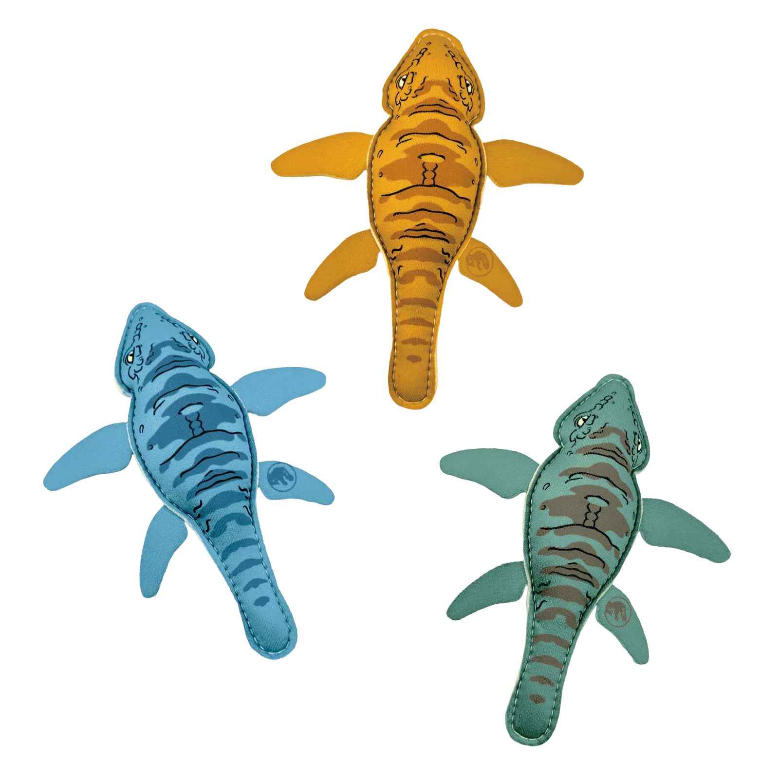BigMouth Inc - 🦖 Jurassic World Neoprene Diving Toys – Trio Set