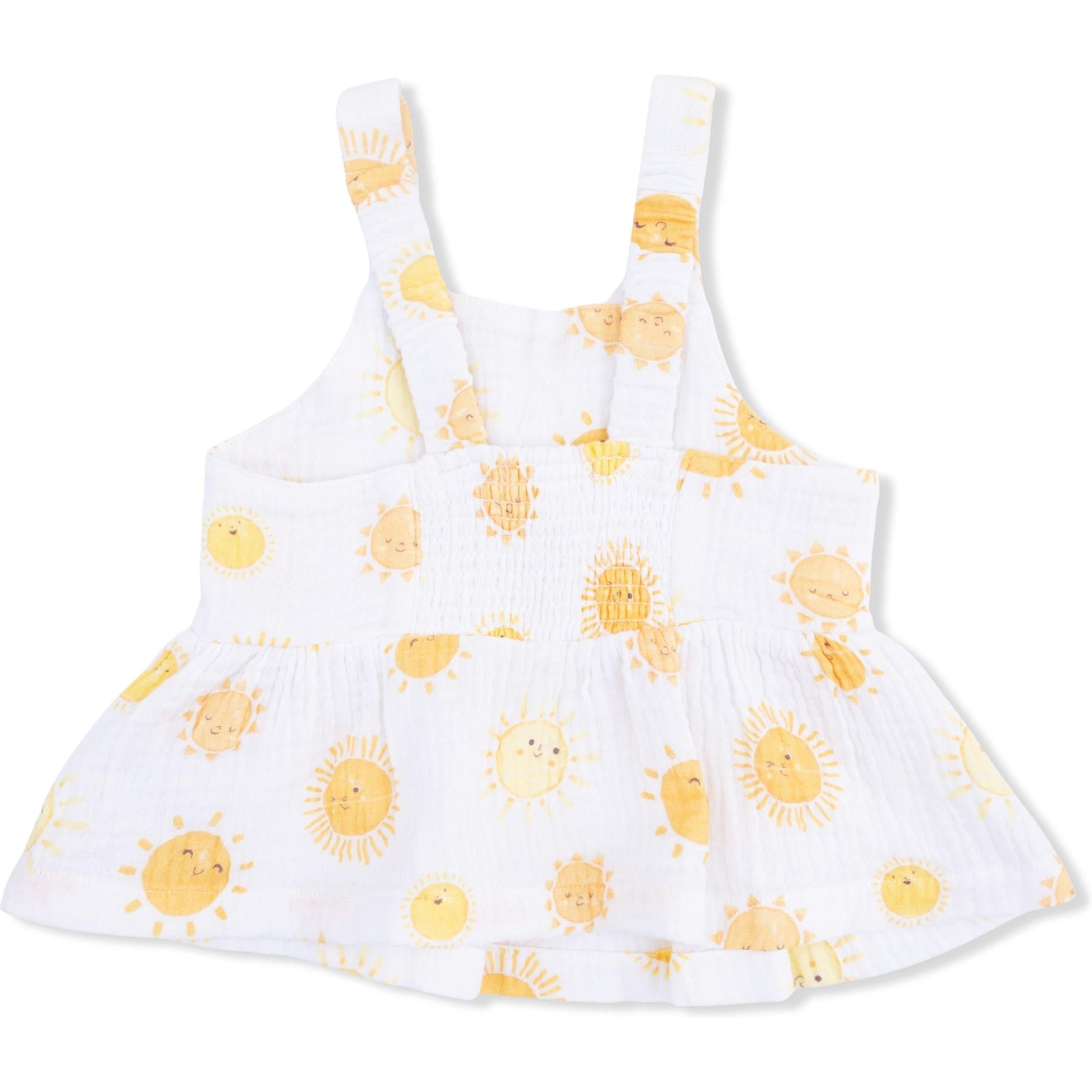 Angel Dear Happy Suns Peplum Tank with Wide Leg Pant