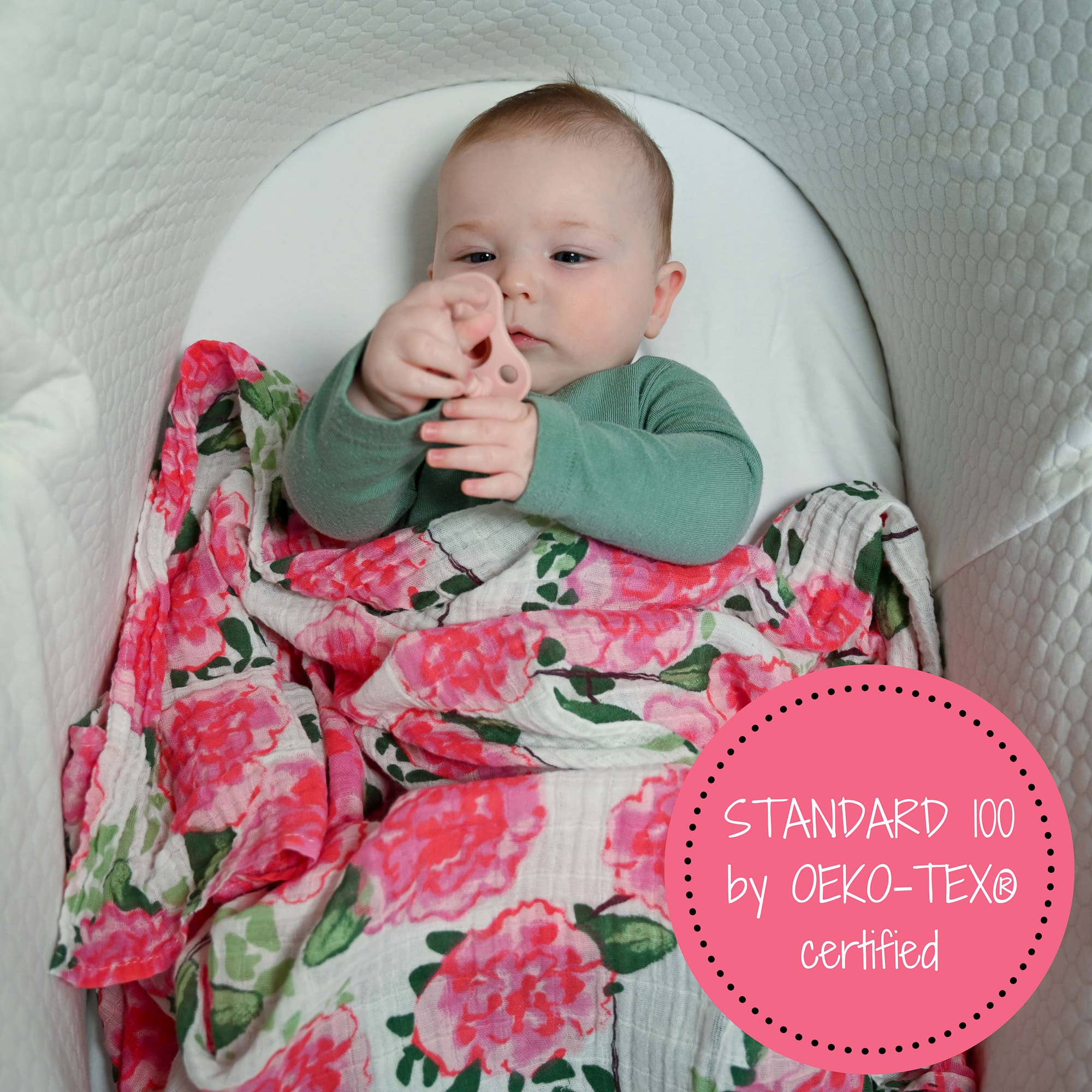 LollyBanks - Live Life in Full Bloom Baby Swaddle Blanket