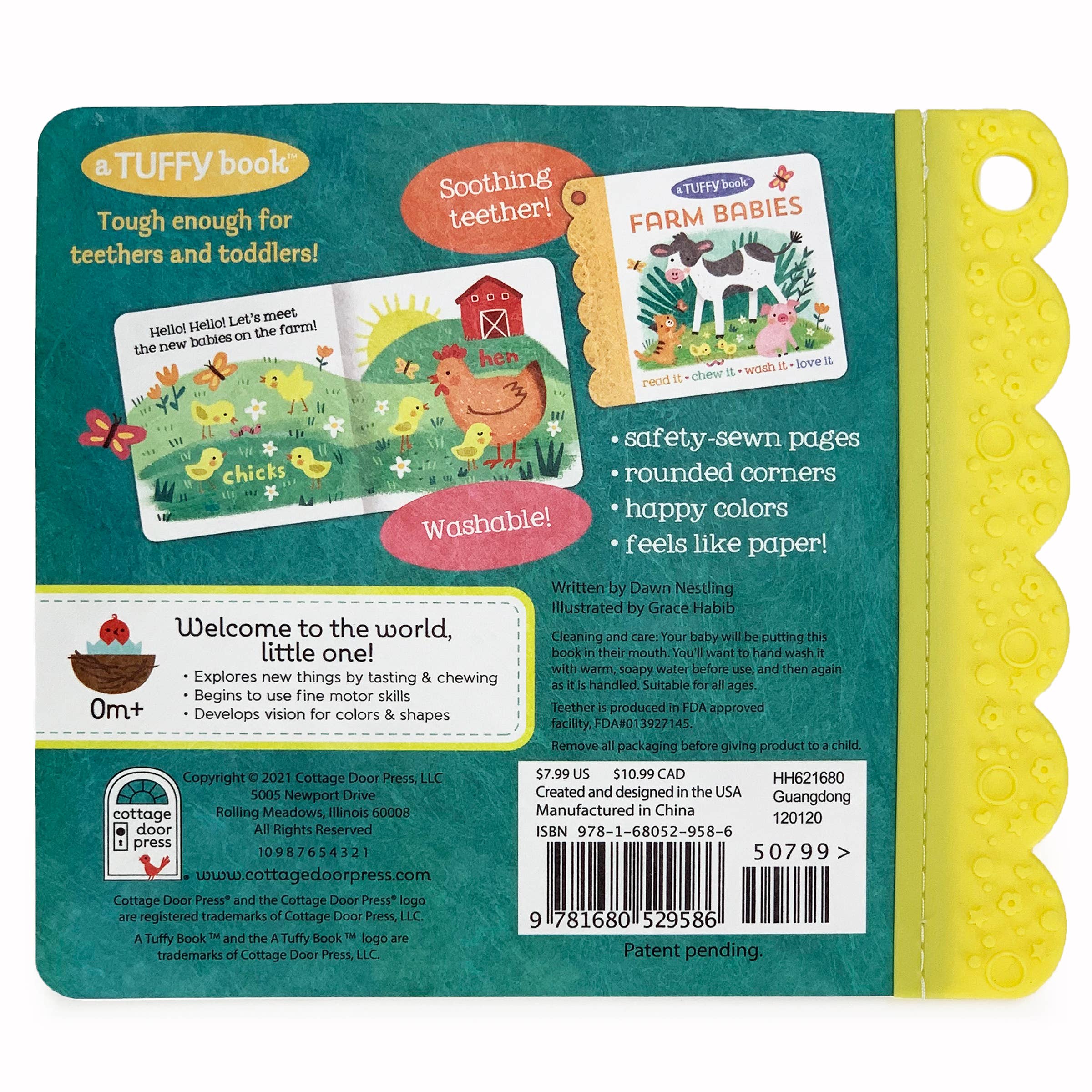 Cottage Door Press - Farm Babies  (Tuffy Teether Indestructible Book)