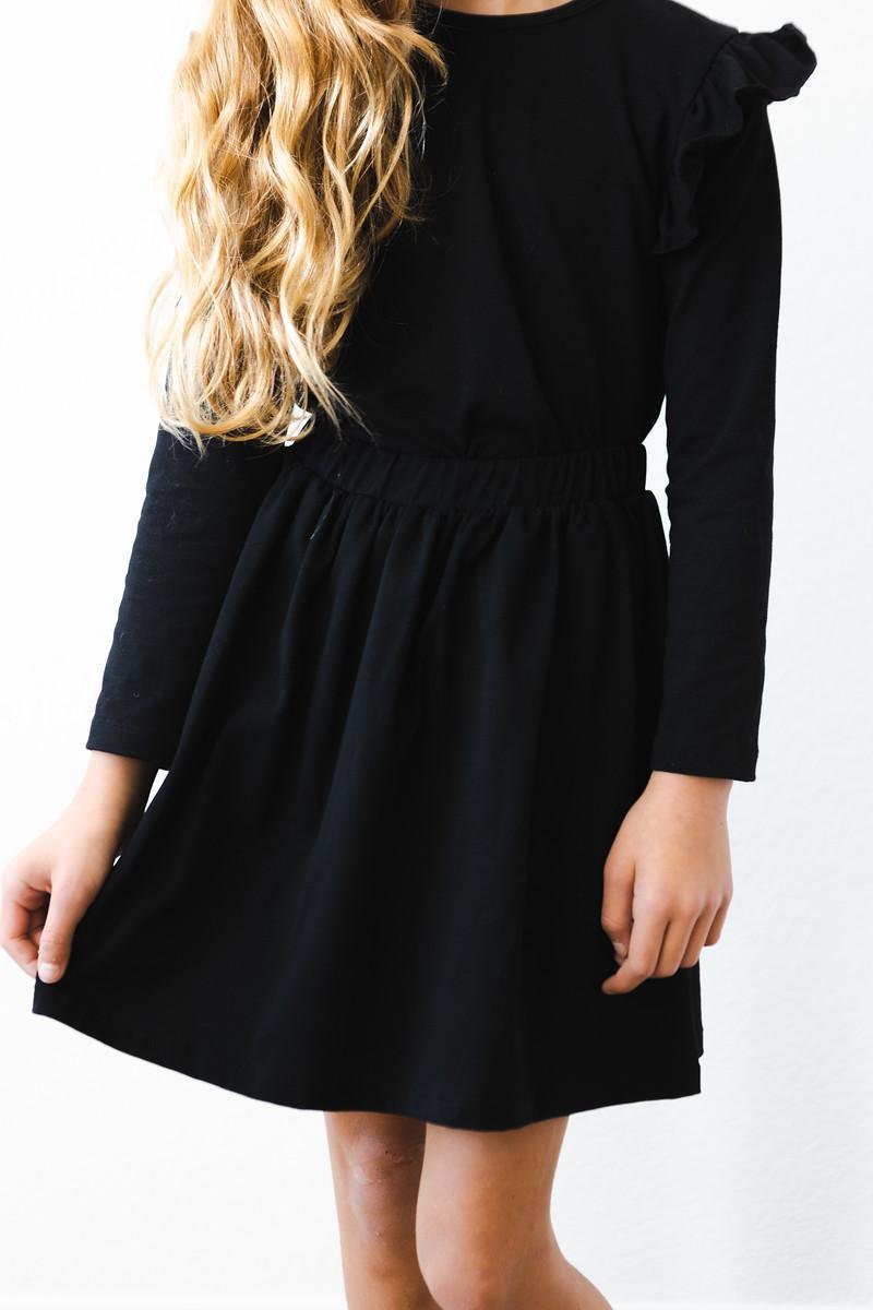 Black Twirl Skirt