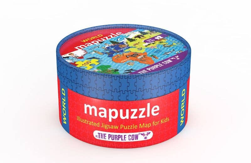 The Purple Cow America Inc. - Mapuzzle - World Map