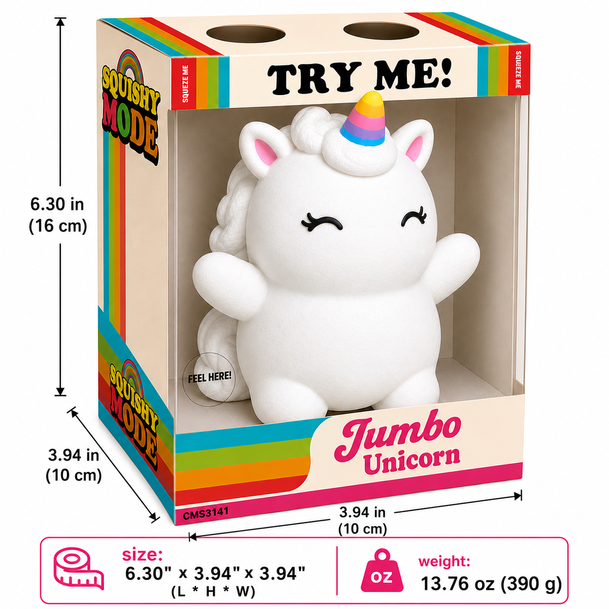 Squishy Mode Jumbo Unicorn Sensory Toys